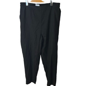 Nordstrom rack black pull on straight leg dress pants size XL